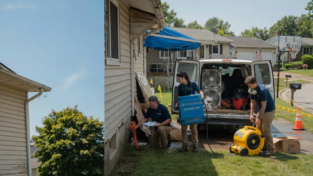 Ceiling Leak Cleanup in Buchtel, OH near me