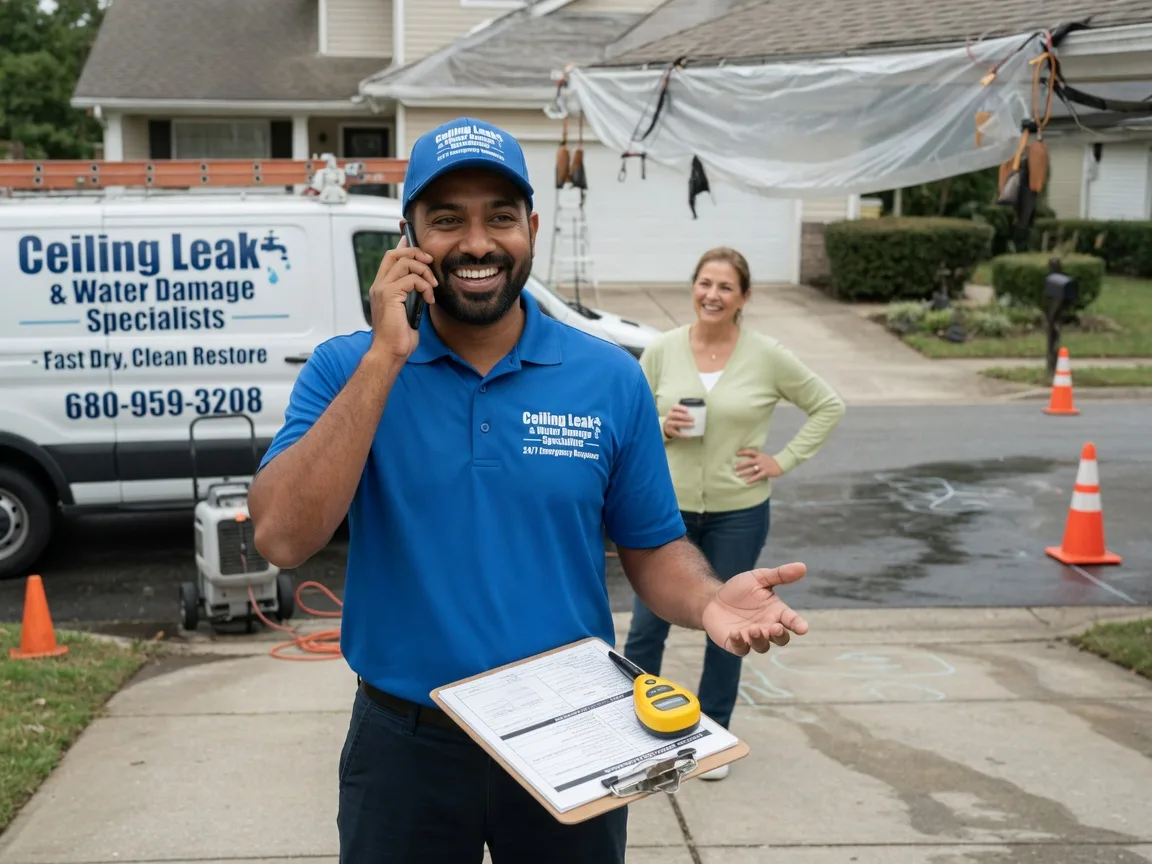 Ceiling Leak Cleanup Buchtel, OH FAQs